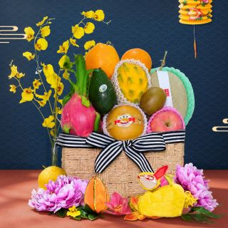 Mid-Autumn Hampers-Sweet Harvest Mid-Autumn Fruit Basket