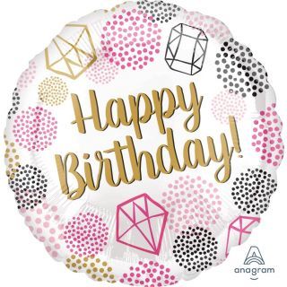 鑽石生日氣球