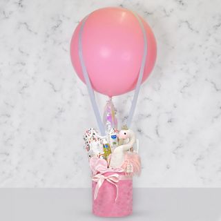 Swan Princess Baby Girl Party Hamper With Air Balloon