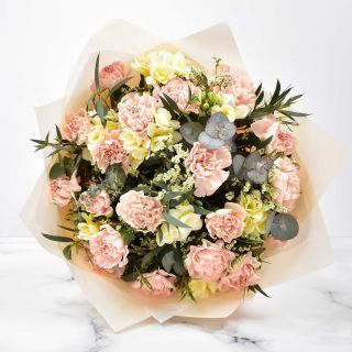 Carnations & Freesia Bouquet for Mother's Day