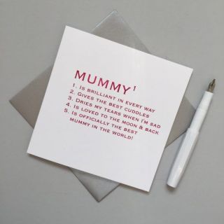 Mother's Day card