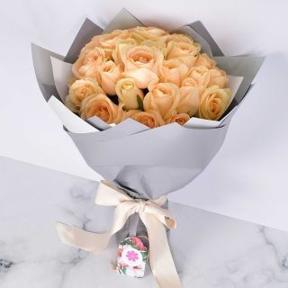 Champagne Roses Bouquet