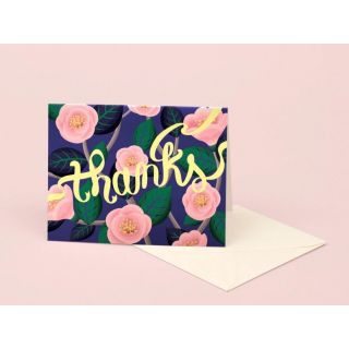 Clap Clap 粉紅山茶花感謝卡
