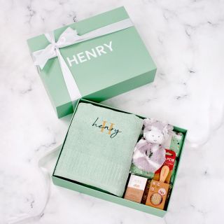 Personalized Newborn Delights Gift Box For Boy