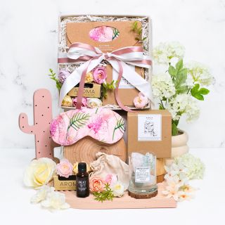 Gemstone Diffuser & Silk Flower Gift Set