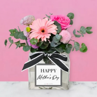 Mixed Flowers De Luxe Vase for Mother's Day