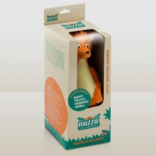 Mizzie The Kangaroo Teethe & Squeeze Rubber Toy