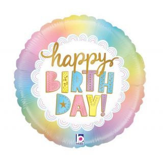 生日彩虹氣球