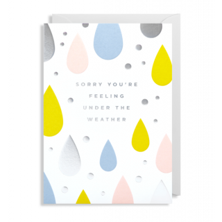 Sorry You’re Feeling Under The Weather Greeting Card