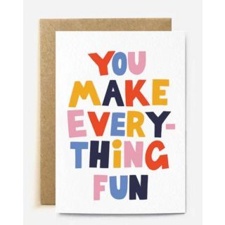 The Cardy Club Everything Fun Card