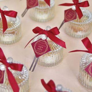 Crystal Love Wedding Favour - Butterfly Pastry (Set of 50)