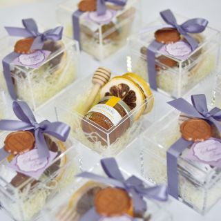 Sweety Memories Wedding Favour - Dried Lemon Slice & Honey (Set of 20)