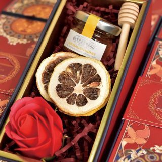 Forever Love Chinese Wedding Favour - Dried Lemon Slice & Honey (Set of 20)