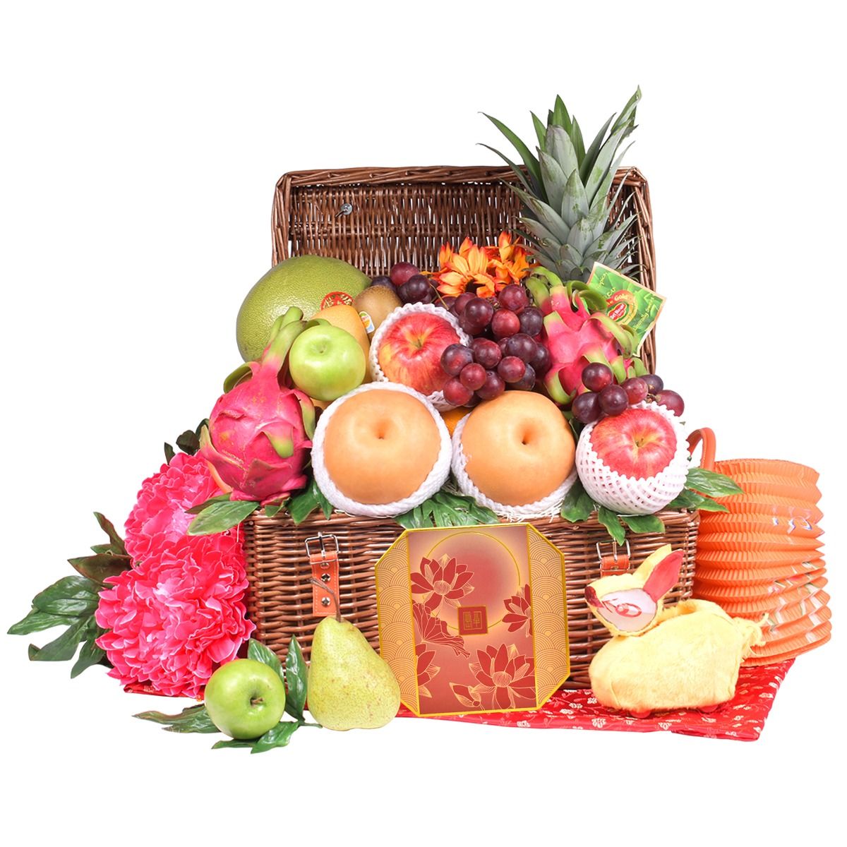 Classic Mid Autumn Fruit Hamper With Peninsula Mooncake