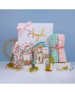 Personalized Super Unicorn Baby Gift set for Her
