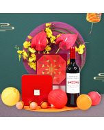 Mid-Autumn Gift Set with Peninsula Mooncakes and Wine or Champagne