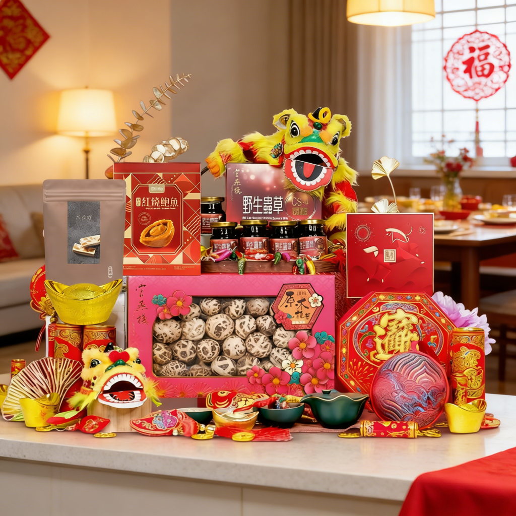 Lunar New Year Hampers-Lunar New Year Fortune Hamper With Peninsula CNY Pudding